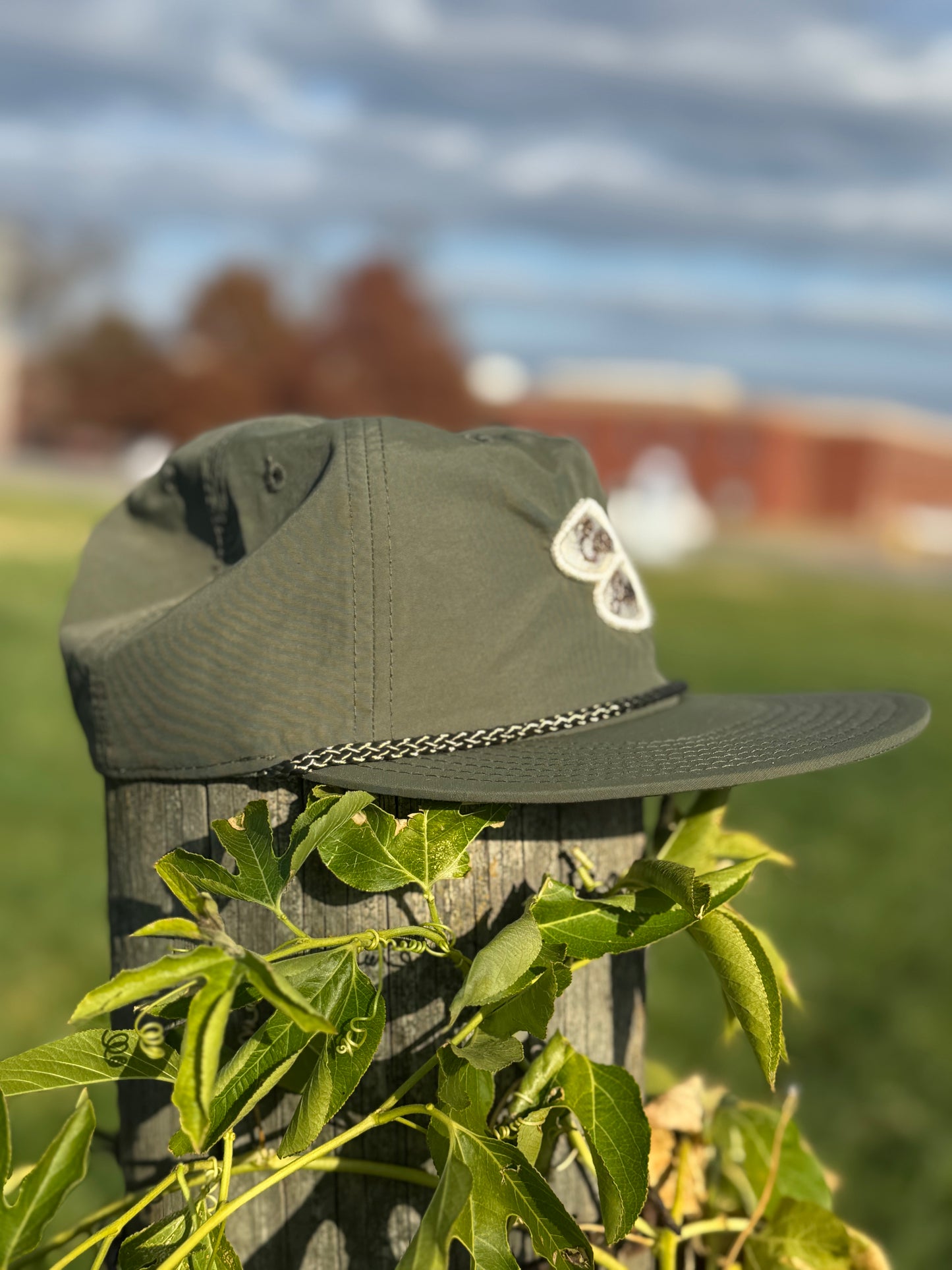 EZPZ Olive Trail Hat – Outdoor Nylon Rope Cap