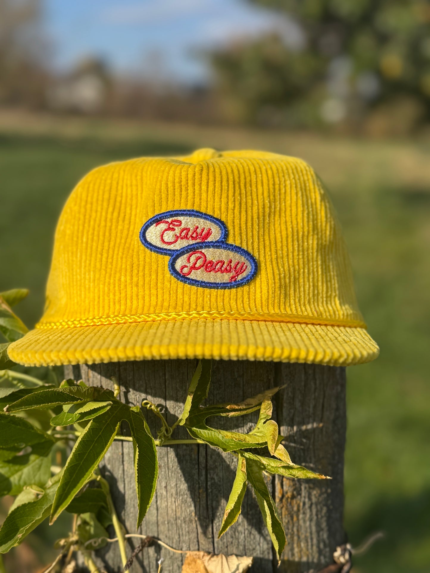 Yellow Corduroy Branded EZPZ